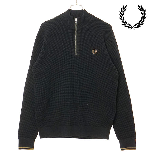 FRED PERRY/フレッドペリー ワッフルハーフジップニット k8557-560_m04.jpg
