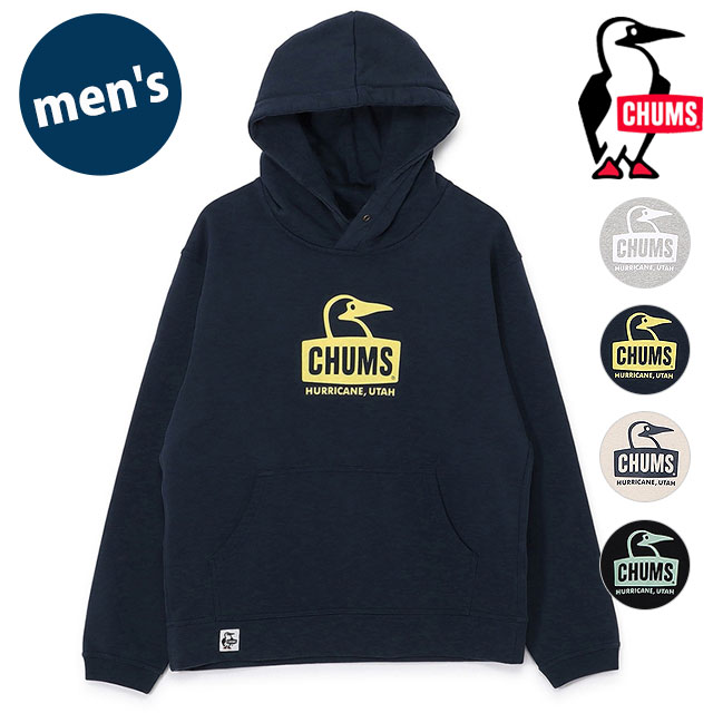 チャムス CHUMS ブービーフェイスプルオーバーパーカー [CH00-1520 FW25] M Booby Face Pullover Parka メンズ トップス スウェットフーディー USAコットン 正規取扱店【cp】
