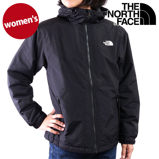 ザ・ノース・フェイス THE NORTH FACE コンパクトノマドジャケット [NPW72531-K FW25] Compact Nomad Jacket レディース TNF アウトドア ライトアウター ナイロンジャケット 撥水 ブラック 正規取扱店｜mischief シューズ＆アパレル