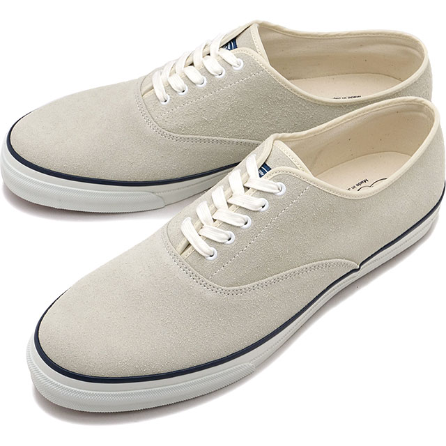 スペリートップサイダー SPERRY TOP-SIDER スニーカー クラウド キャンバスオックスフォード J スエード [UFF1001LEA-OFW FW25] CLOUD CVO J SUEDE メンズ 靴 定番 クラシック 日本製 OFF-WHITE 正規取扱店
