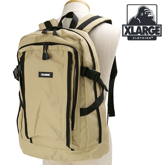 【30%OFF/SALE】エクストララージ XLARGE バックパック [101254053001 FW25] MULTI POCKET BACKPACK メンズ 鞄 リュック デイパック ベージュ 正規取扱店【ts】【e】