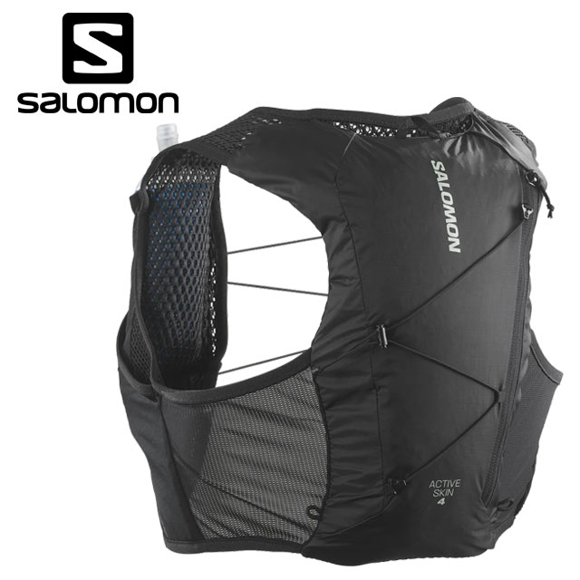 サロモン SALOMON アクティブ スキン 4 セット [LC2178200 FW26] ACTIVE SKIN 4 SET メンズ・レディース ユニセックス ランニングベスト トレイルランニング ブラック BLACK/METAL 正規取扱店｜mischief シューズ＆アパレル