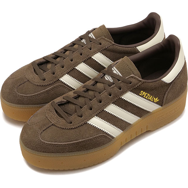 アディダス オリジナルス adidas Originals スニーカー レディース ハンドボール スペツィアル ボールド ウィメンズ [IH9191 FW26] HANDBALL SPEZIAL BOLD W ローカット 厚底 フェミニン トレンド 人気 アースストレータ/オフホワイト/ガム 正規取扱店｜mischief シューズ＆アパレル