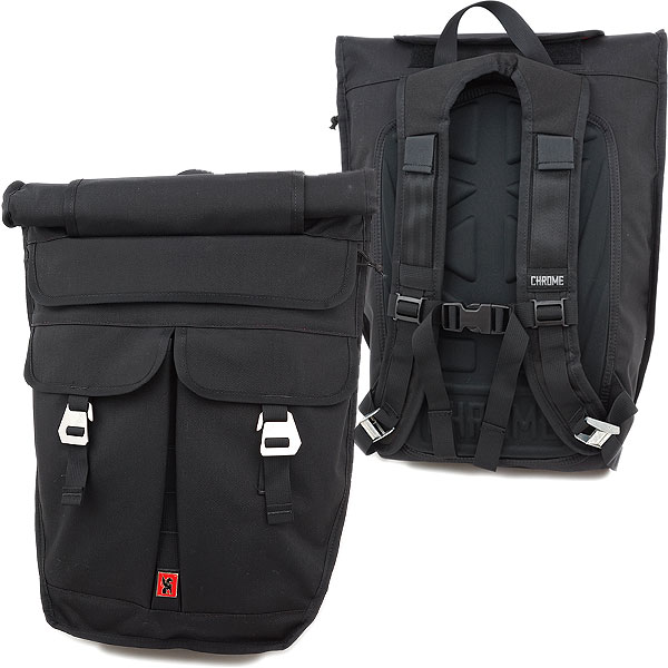 Mischief Chrome Bags Orlov Roll Top Backpack Black Chrome Bags Orlov Roll Top Backpack Black Cr104bk0036 Ss13