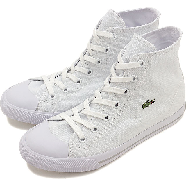 楽天市場 完売 Lacoste ラコステ スニーカー レディース L27 Mid Lcr2 ハイカット シューズ Wht Wae041 21g Ss15 Mischief