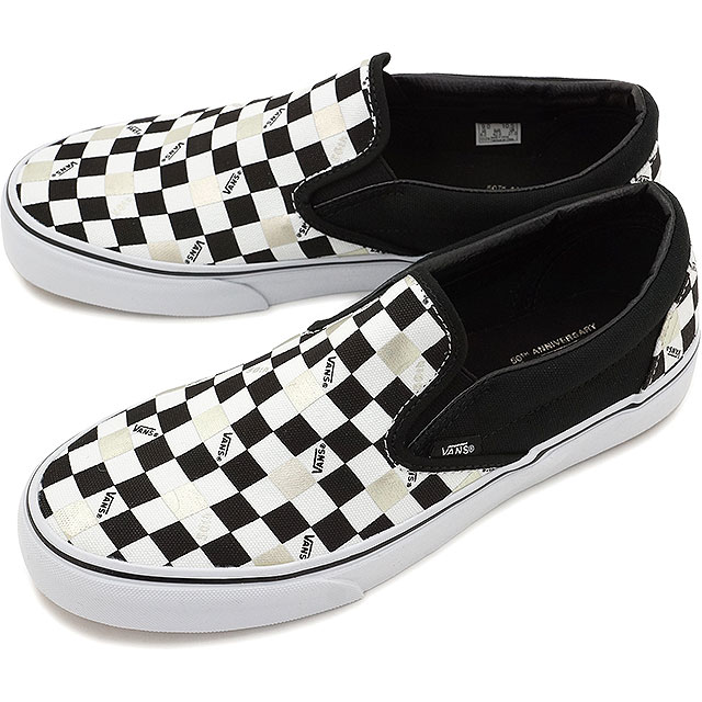 vans classic pro 50th black and white checkerboard slip on shoes vans classic pro 50th black and white checkerboard slip on shoes
