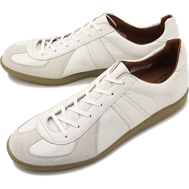 リプロダクション オブ ファウンド ジャーマントレーナー REPRODUCTION OF FOUND メンズ・レディース ミリタリースニーカー 靴 1700L WHITE画像