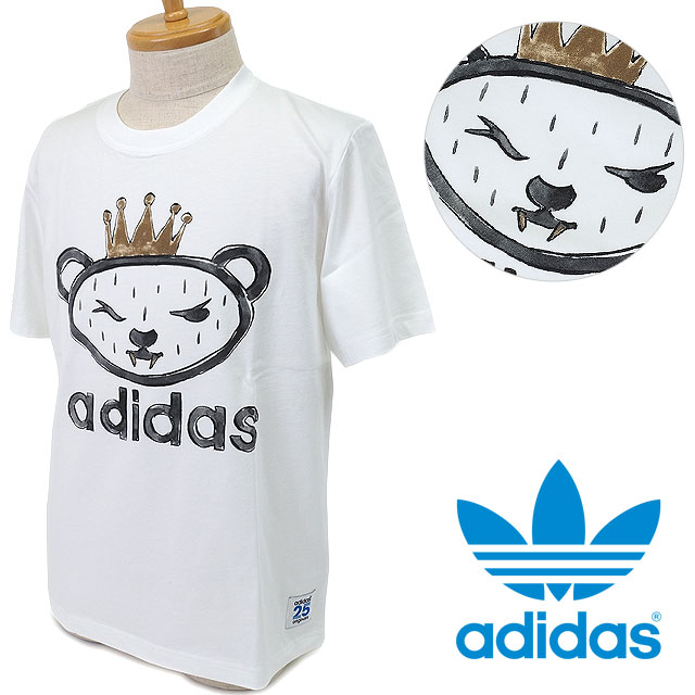 楽天市場 完売 即納 Adidas Originals アディダス オリジナルス アパレル メンズ レディース Artist Bear Tee Nigo アーティスト ベア Tシャツ ホワイト Aj53 Ss16 Mischief