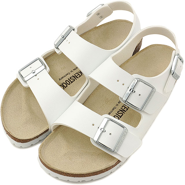 楽天市場 楽天カードで3倍 ビルケンシュトック ミラノ ビルコフロー Birkenstock メンズ レディース サンダル 靴 Milano White Mischief