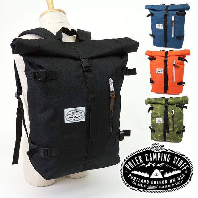 Polar Retro Roll Top Bag Backpack Poler Mens Womens Rolltop 532020 Ss16