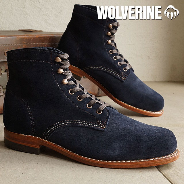 wolverine suede boots