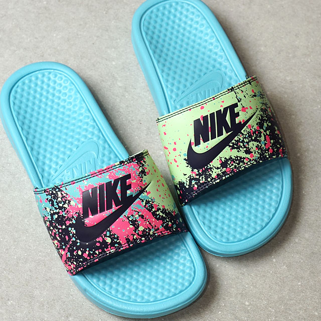 mint nike slides