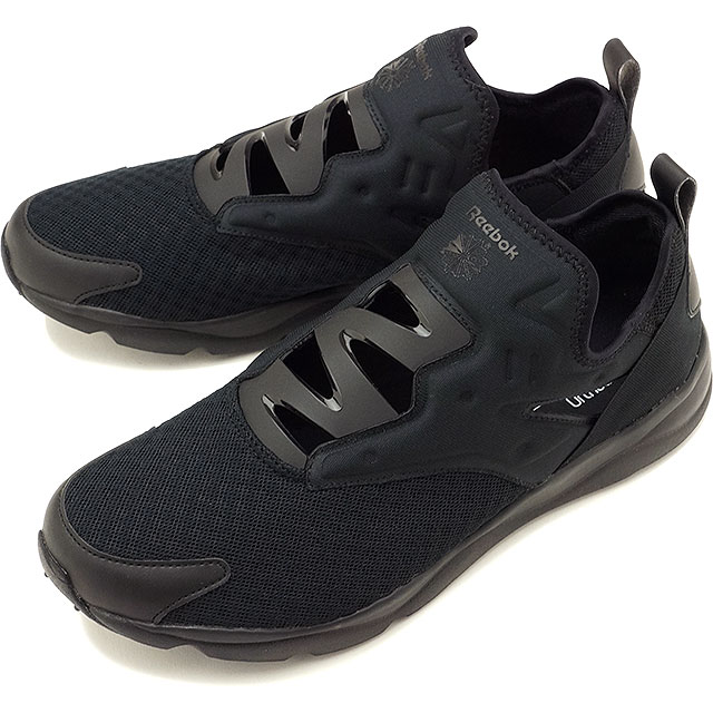 reebok furylite black white