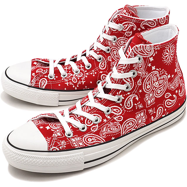 red bandana converse shoes