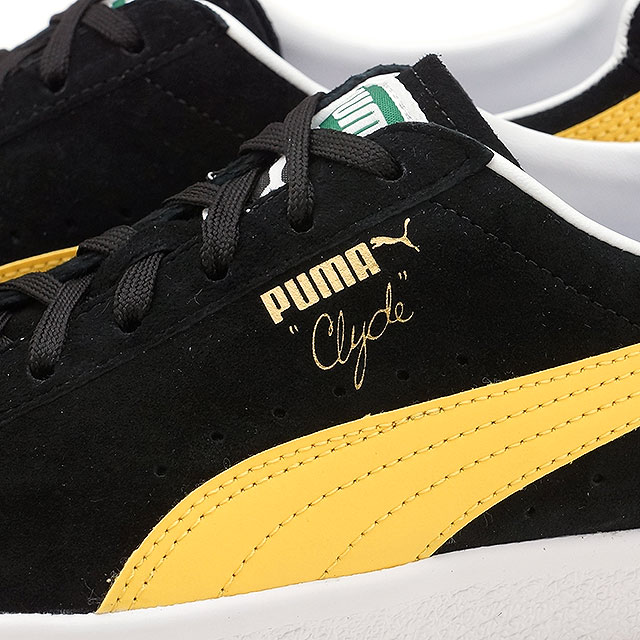 puma clyde black and yellow off 77 