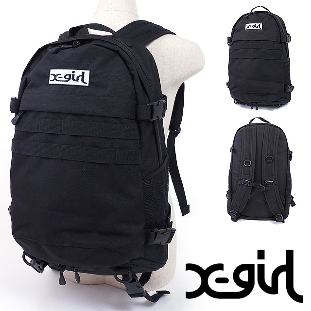 即納 X Girl エックスガール Keen リュック Adventure Backpack アドベンチャー モーブス Patrick バックパック レインカバー付き デイパック Xgirl ブラック コンビニ受取対応商品 Mischief 対応 日本正規品 送料無料 着後レビューで500円