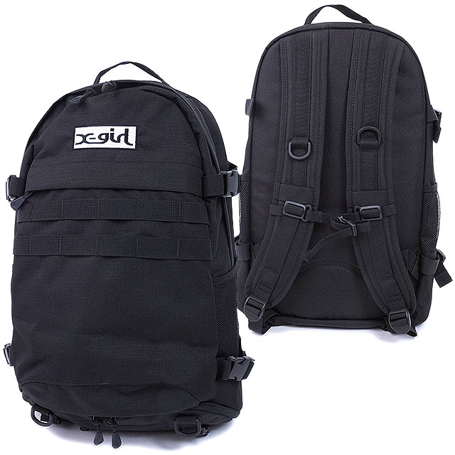 即納 X Girl エックスガール Keen リュック Adventure Backpack アドベンチャー モーブス Patrick バックパック レインカバー付き デイパック Xgirl ブラック コンビニ受取対応商品 Mischief 対応 日本正規品 送料無料 着後レビューで500円