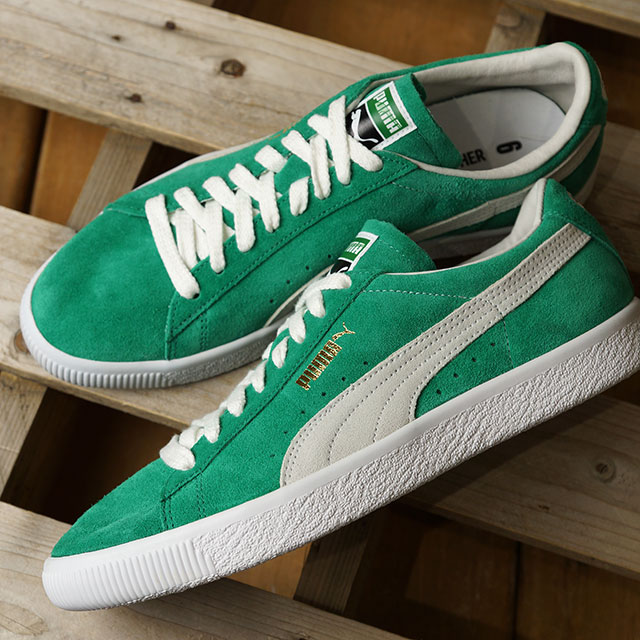 puma suede green