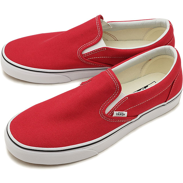 buy \u003e red and white vans slip ons, Up 