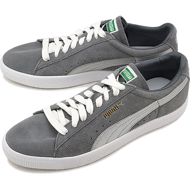 puma suede silver