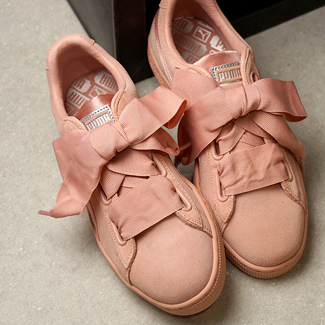 puma basket heart peach puma basket heart peach
