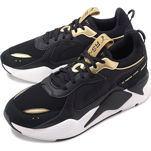 puma black shoes mens