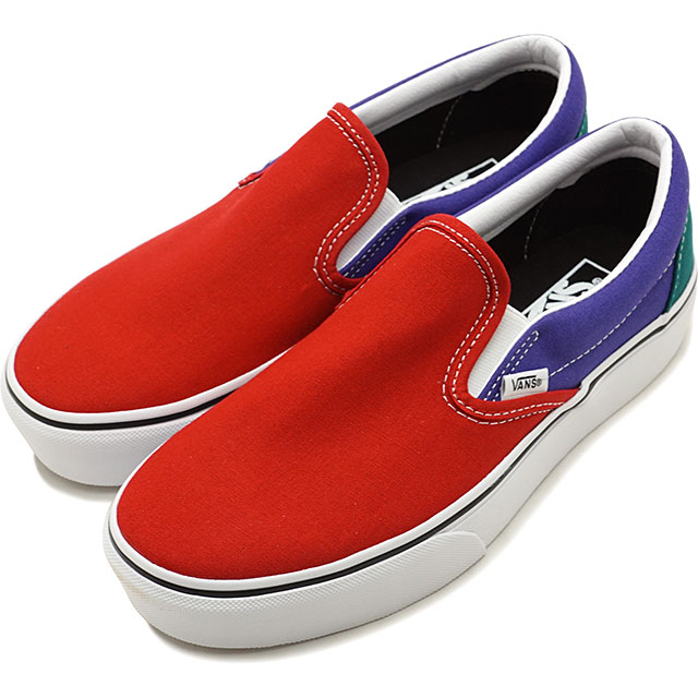 all red classic vans