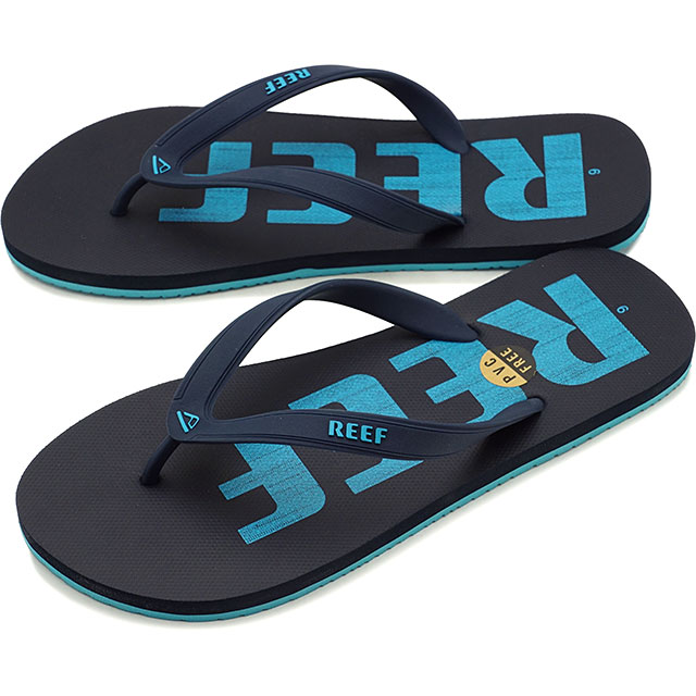 reef navy blue flip flops