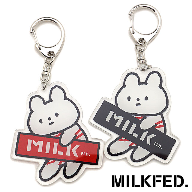 楽天市場 3 27限定 楽天カードで最大14倍 コラボ ミルクフェド Milkfed キーチェーン きっこうちゃん Kikkouchan Keychain メンズ レディース キーホルダー Fw19 メール便可 Mischief