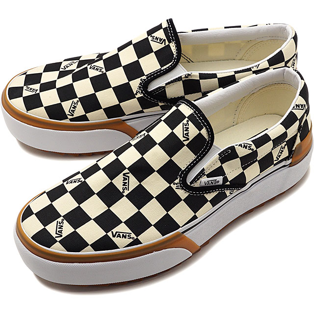 vans slip on checkerboard mens