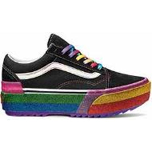 vans glitter rainbow