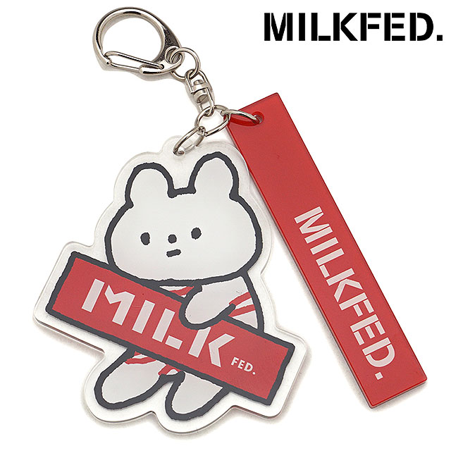 楽天市場 30 Off Sale ミルクフェド きっこうちゃん Milkfed Kikkouchan ロゴ キーホルダー Logo Key Holder Ss メンズ レディース アクセサリー Red レッド系 メール便可 S E Mischief