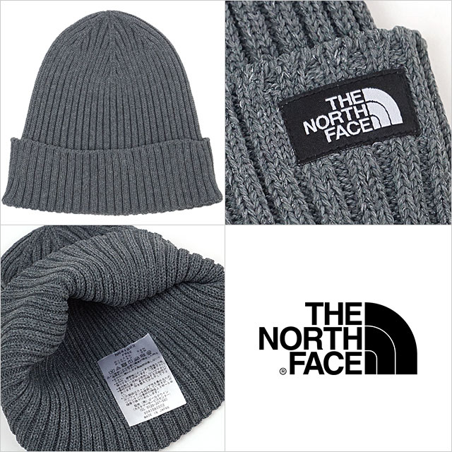 north face grey beanie