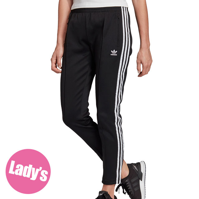 superstar track pants in black