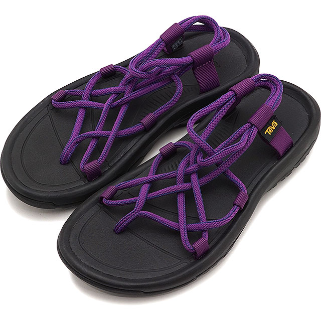 purple teva flip flops