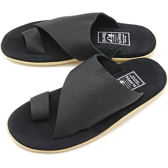 楽天市場 4 4限定 楽天カードで5倍 アイランドスリッパ Island Slipper レザー スライドサンダル Pts704bh メンズ ハワイ製 Black Black ブラック系 Pts704bh Ss Mischief