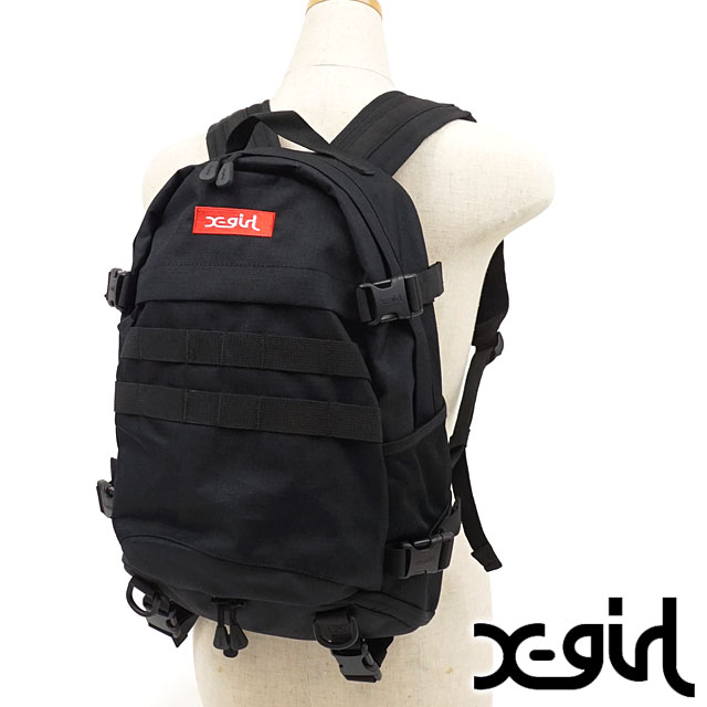 楽天市場 30 Off Sale エックスガール X Girl リュック バックパック Mini Adventure Backpack Su メンズ レディース Xgirl 定番 デイパック 通学 スクールバッグ Black ブラック系 E S Mischief