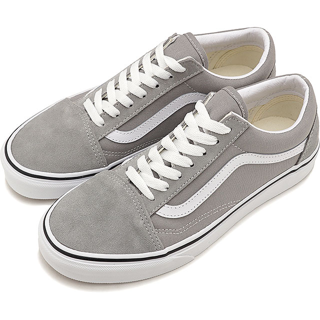 楽天市場 バンズ Vans スニーカー オールドスクール Old Skool Vn0a4u3biyp Ho メンズ レディース Drizzle True White グレー系 Mischief