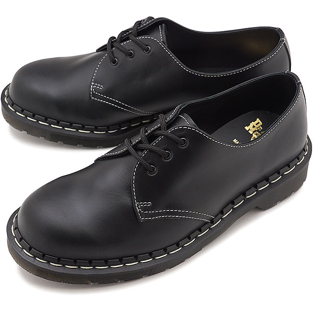 安心の定価販売 楽天市場 4 30限定 楽天カードで14倍 ドクターマーチン Dr Martens 3ホールシューズ ホワイトステッチ ホーウィンレザー 1461 Pascal Ss21 メンズ レディース ローカット Black ブラック系 Mischief 爆安プライス Lexusoman Com