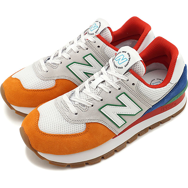 超歓迎 ニューバランス Newbalance スニーカー Ml574d Ml574dru Ss21 メンズ レディース ローカット シューズ Gray Orange マルチカラー Mischief 新素材新作 Subscription Alqabas Com
