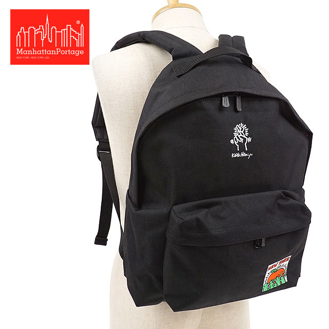 楽天ランキング1位 楽天市場 5 10限定 楽天カードで最大25倍 マンハッタンポーテージ Manhattan Portage キースヘリング ビッグアップル バックパック Big Apple Backpack Keith Haring Mp1210kh21 Ss21 メンズ レディース 鞄 コーデュラナイロン リュック