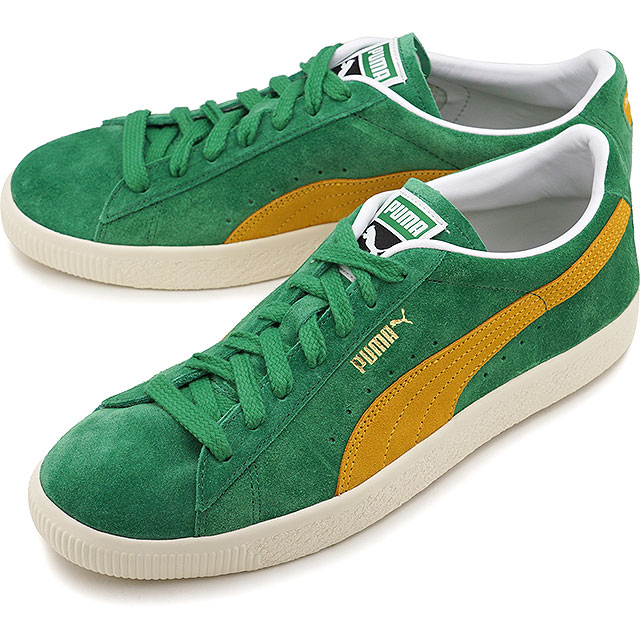 楽天市場 楽天カードで12倍 プーマ Puma スニーカー スウェード ビンテージ Suede Vtg 09 Fw21 メンズ レディース スエード 復刻 定番シューズ アマゾン グリーン グリーン系 Mischief