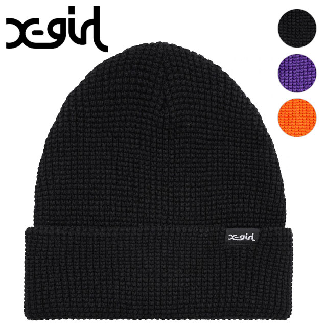 エックスガール X-girl レディース クールマックス ニットキャップ 105222051003 SU22 COOL MAX KNIT CAP 帽子  ニット帽 フリーサイズ チープ