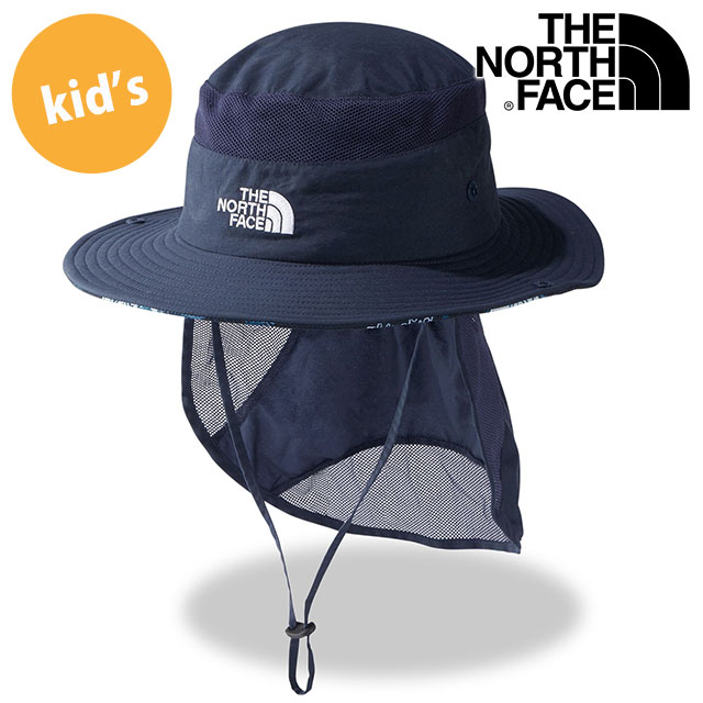 ザ ノースフェイス THE NORTH FACE キッズサマークーリングハット [NNJ02206-AG SS23] Kids' Summer  Cooling Hat 男の子・女の子 TNF 子供用 帽子 保水パッド付 UVケア 撥水 アウトドア アスファルトグレー【メール便可】  mischief