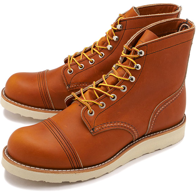 返品交換送料無料 レッドウィング REDWING メンズ ブーツ アイアンレンジャー トラクショントレッド [8089] IRON RANGER TRACTION TRED 靴 Dワイズ ワークブーツ red wing オロ・レガシー 正規取扱店｜mischief シューズ＆アパレル