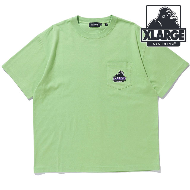 XLARGE スランテッド OG ポケット付 半袖 Tシャツ 送料込 エクストララージ XLARGE スランテッド オージー ショート