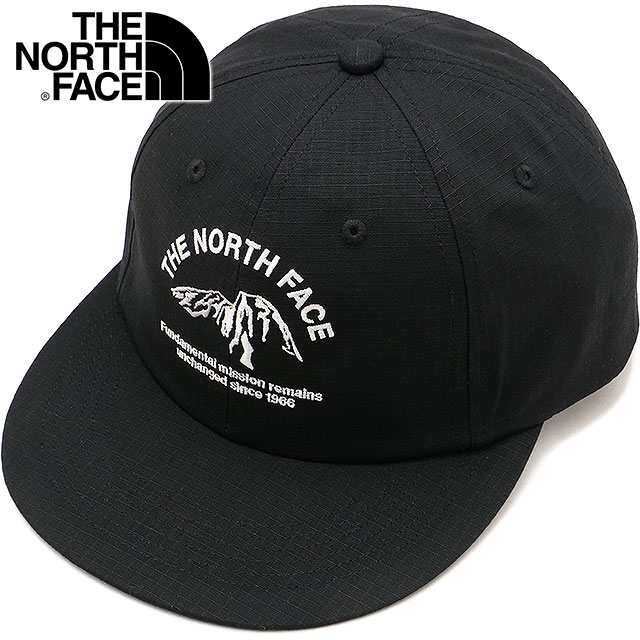 ザ・ノース・フェイス THE NORTH FACE バウンダリーキャップ [NN02431-K2 SS25] Boundary Cap メンズ・レディース TNF アウトドア 帽子 オーガニックコットン ブラック2 正規取扱店【cp】