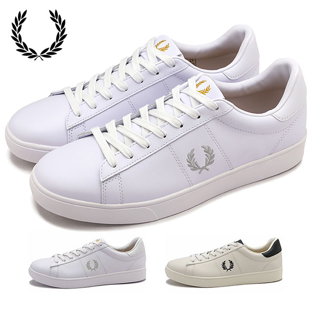 FRED PERRY ホワイト スニーカー FRED PERRY フレッドペリー スニーカー スペンサー レザー