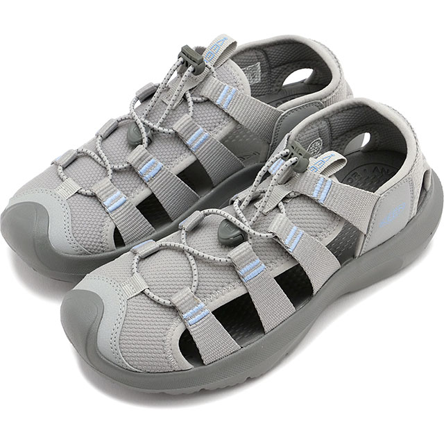 キーン KEEN サンダル シーニック エイチツー [1030384 SS25] W SEANIK H2 レディース 靴 ウォーターシューズ 水陸両用 キャンプ アウトドア ALLOY/SKYWAY グレー系 正規取扱店