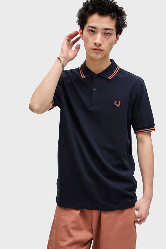 楽天市場】フレッドペリー ポロシャツ FRED PERRY TWIN TIPPED